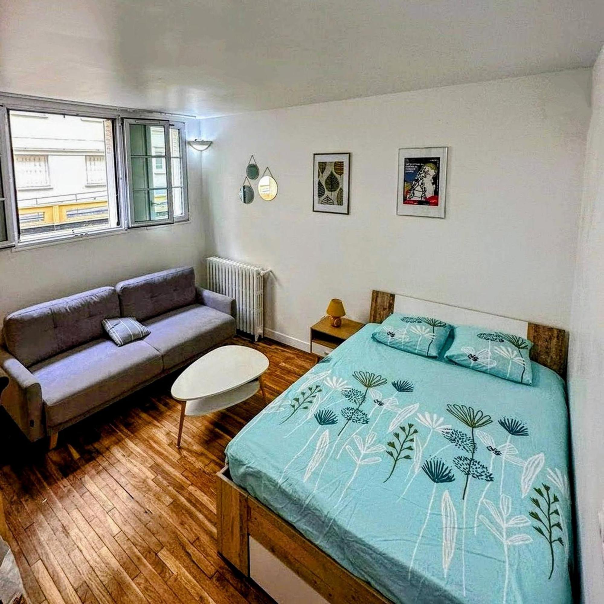 Studio Jaures - Equipped Studio Near Paris With Private Bathroom Montrouge Bagian luar foto